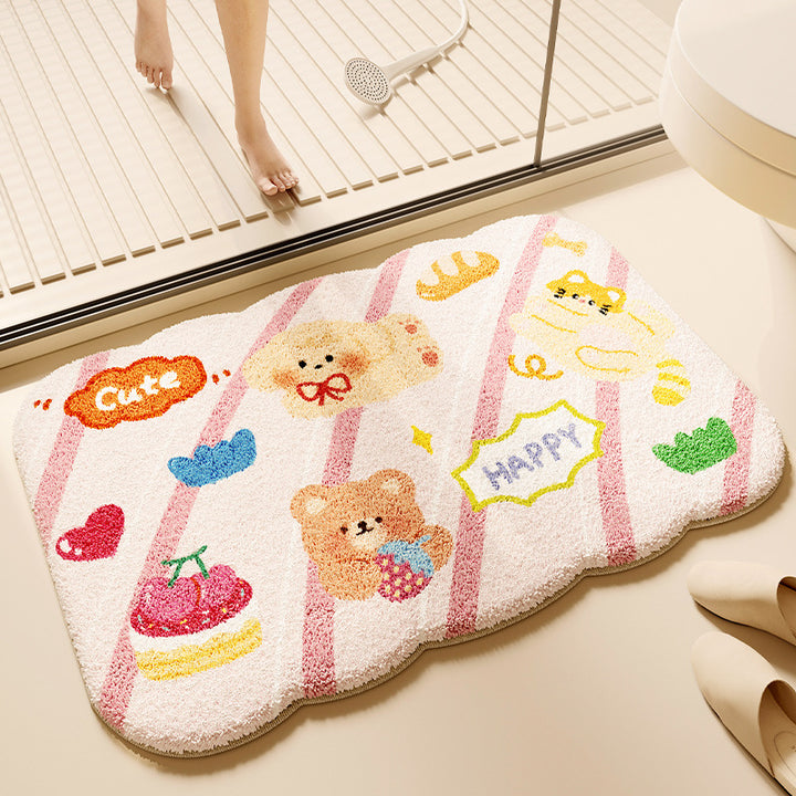 Fun Animal-Themed Bathroom Mat