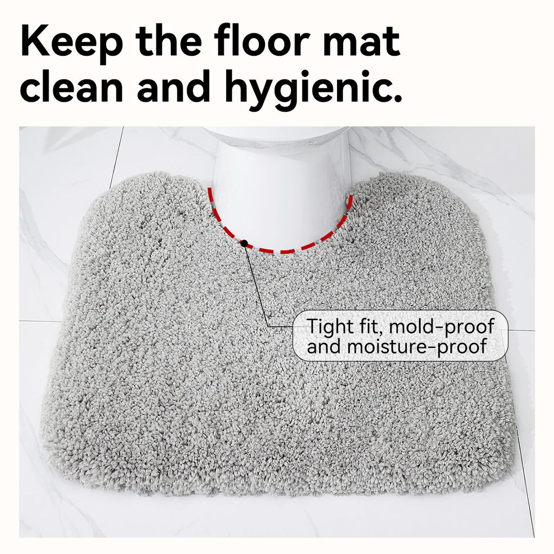 Plush Toilet Rug