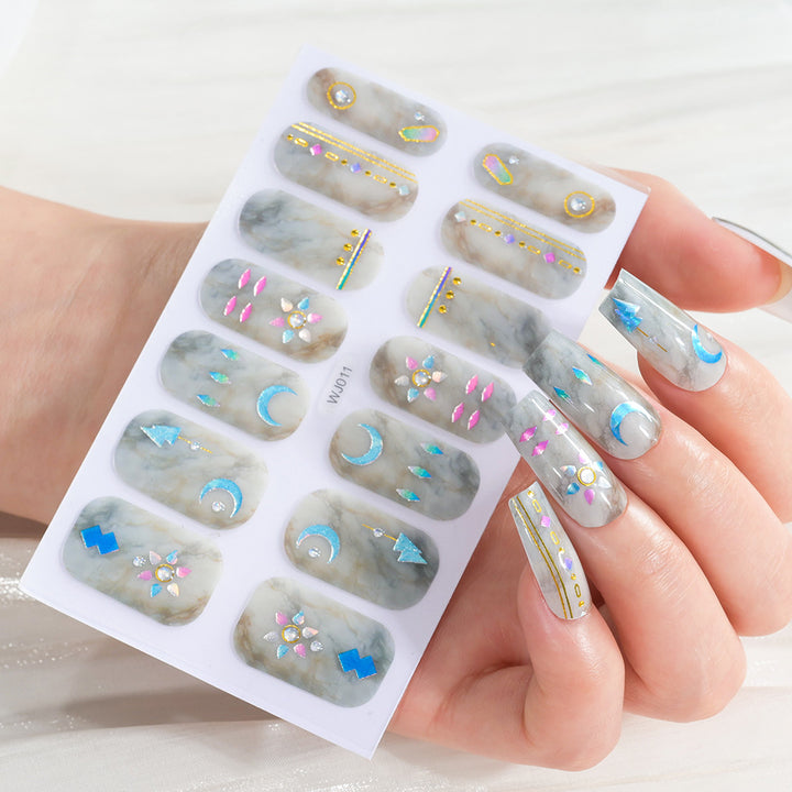 Festive Decorative Nail Art Sheet