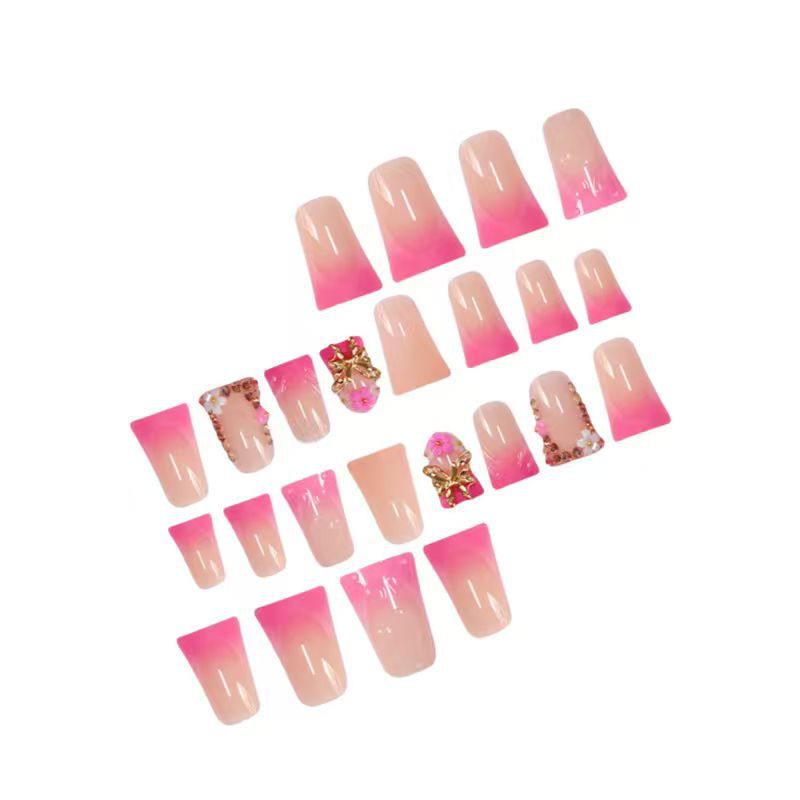 Creative Floral Press-On Nail Extensions Kalsten