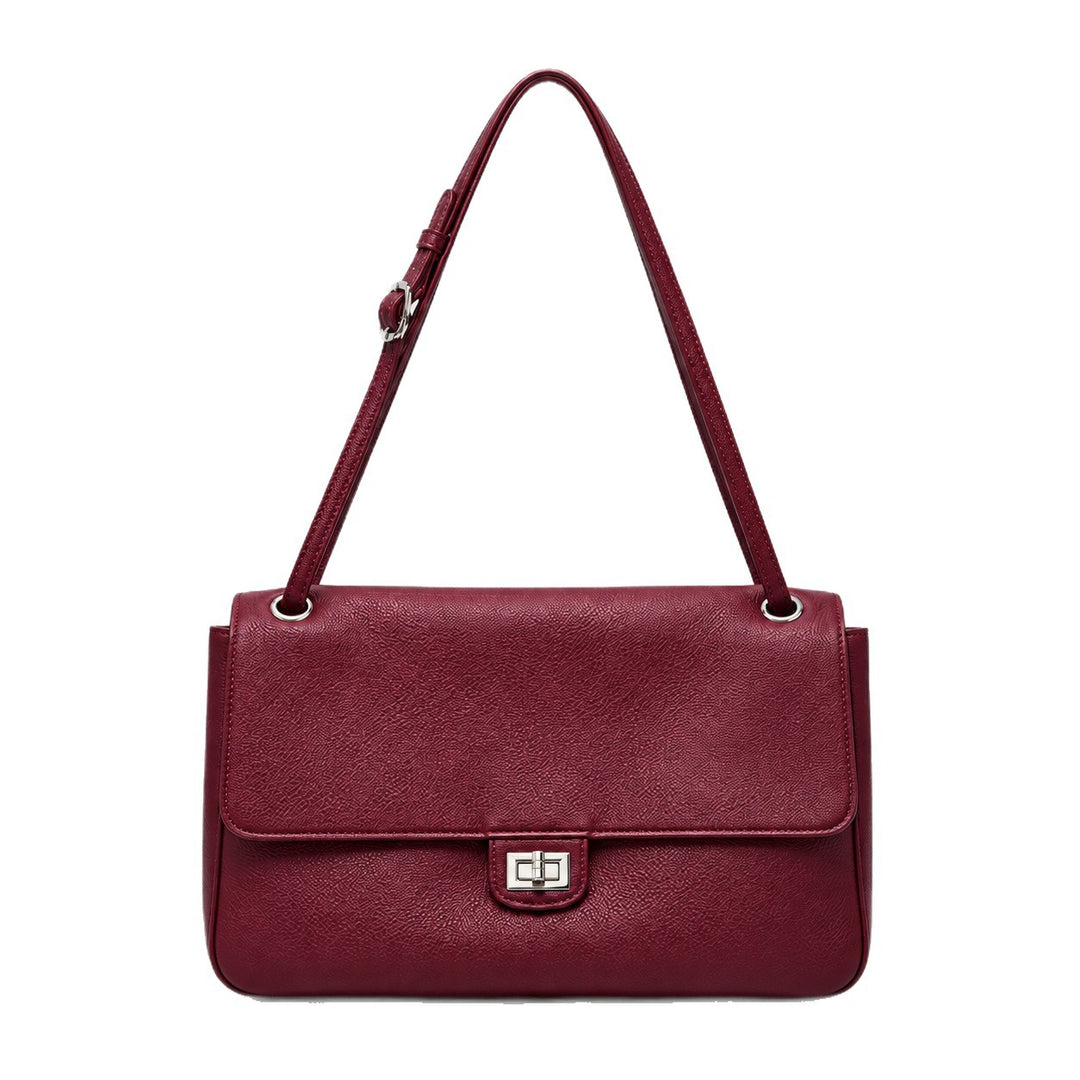 Elegant Leather Shoulder Handbag