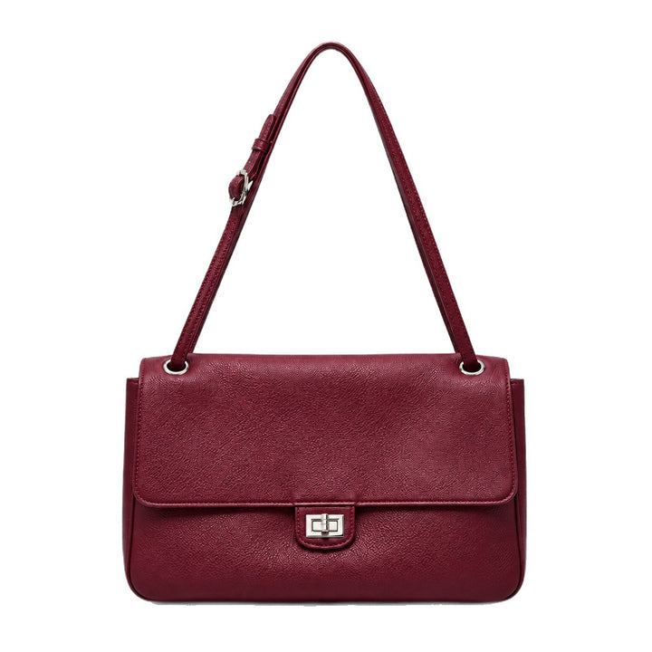 Elegant Leather Shoulder Handbag