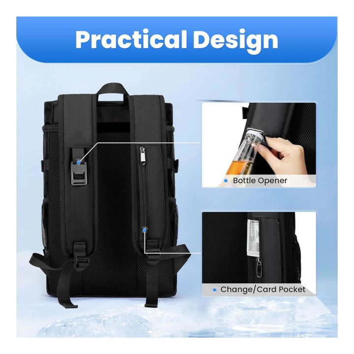 Insulated cooler backpack with multiple compartments Kalsten