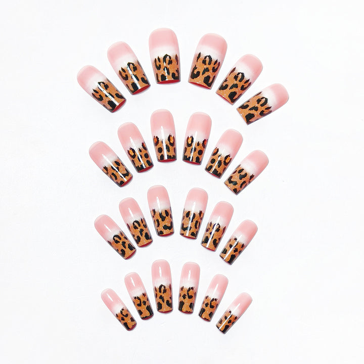 Designer Leopard Print Nail Art Kalsten