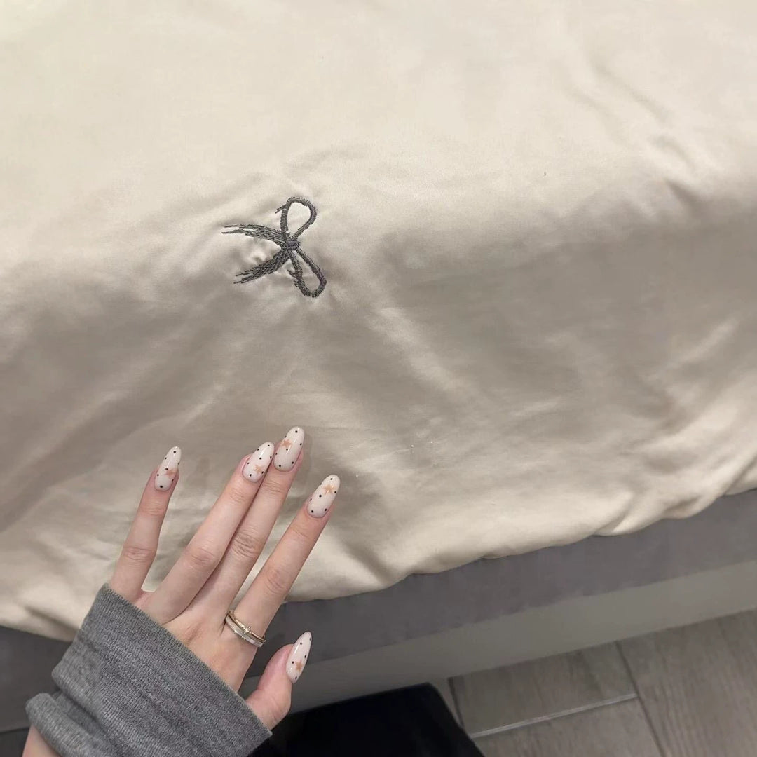 Artistic Press-On Nail Design
