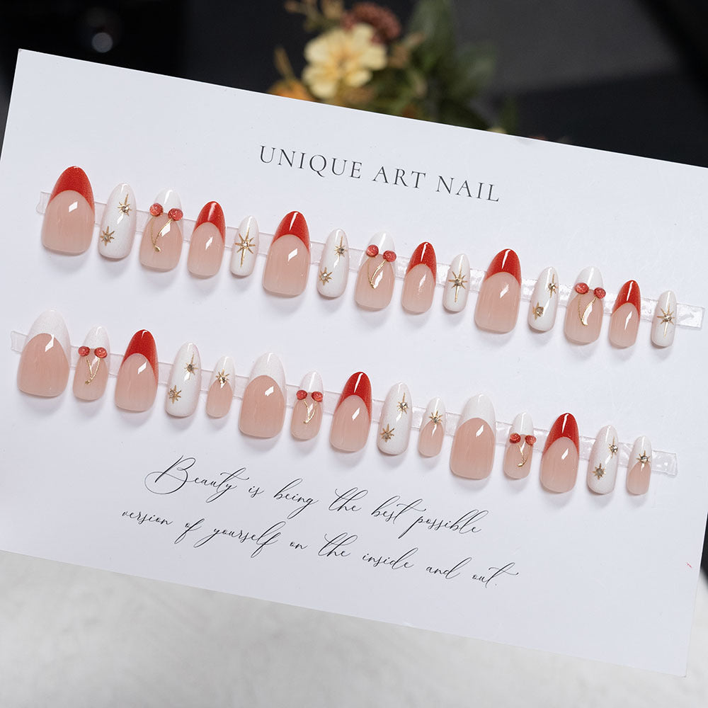 Creative Cherry-Inspired Nail Art