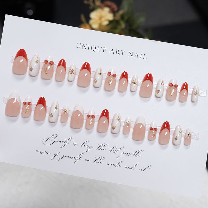Creative Cherry-Inspired Nail Art