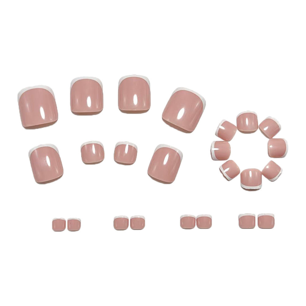 Artificial nails with elegant French tips Kalsten