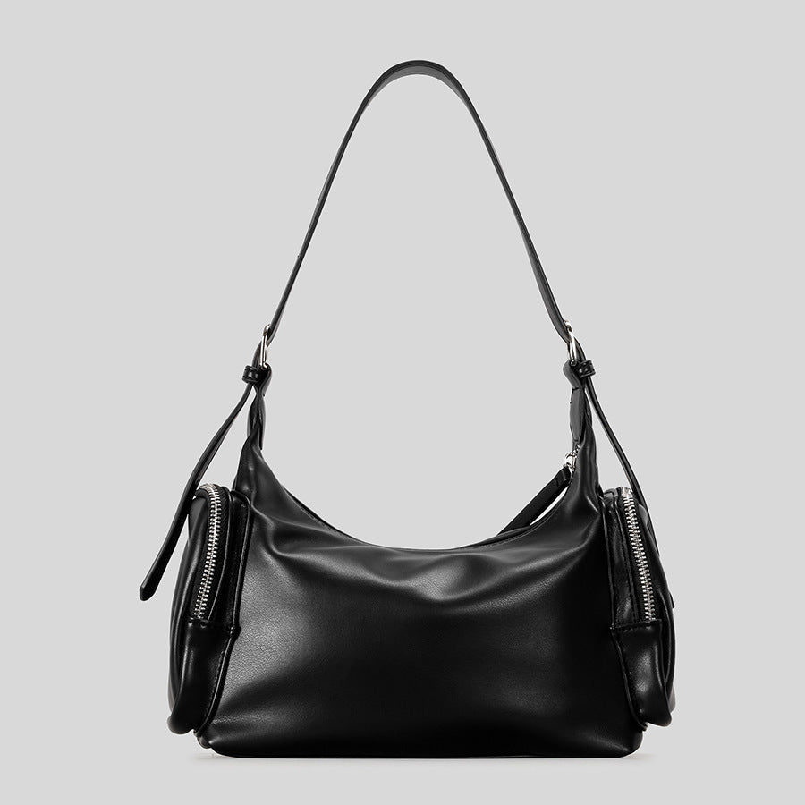 Multi-Pocket Casual Hobo Bag