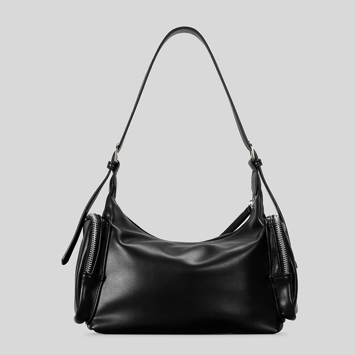 Multi-Pocket Casual Hobo Bag