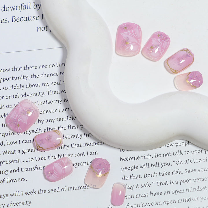 DIY Floral Design Press-On Nail Set Kalsten