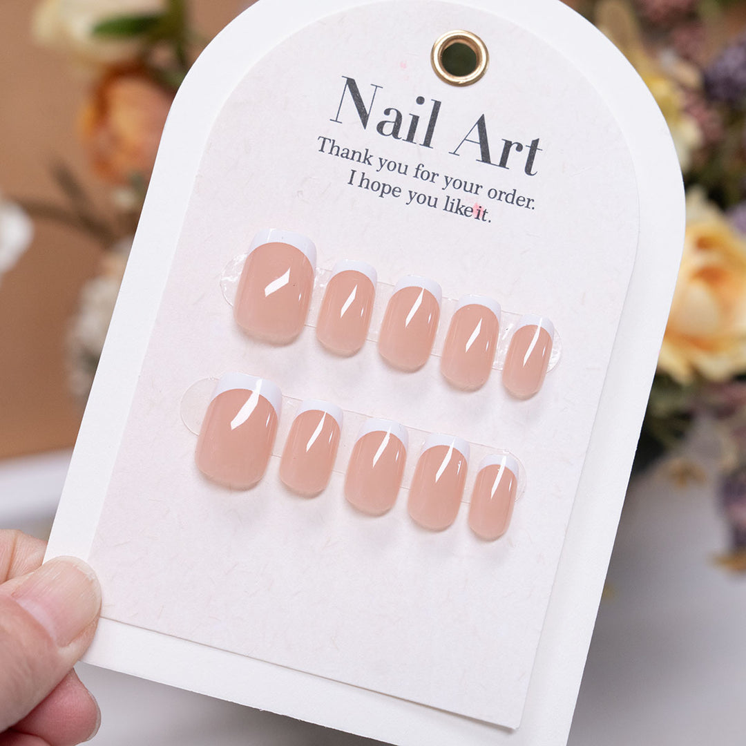 Premium Glossy Press-On Nails Set