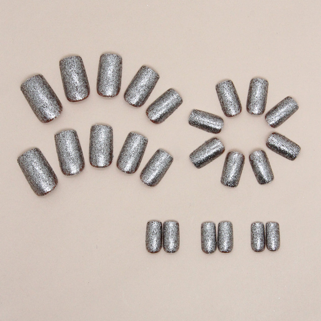 Glittery Press-On Nail Extensions Kalsten