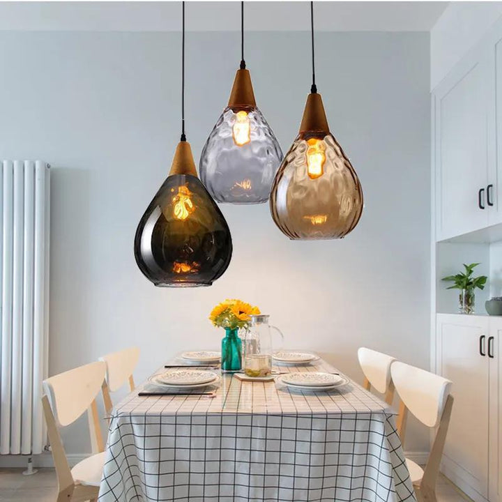 Artistic Teardrop Pendant Light