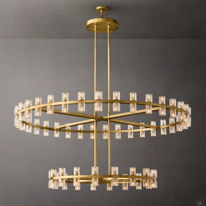 Modern Crystal Circle Chandelier