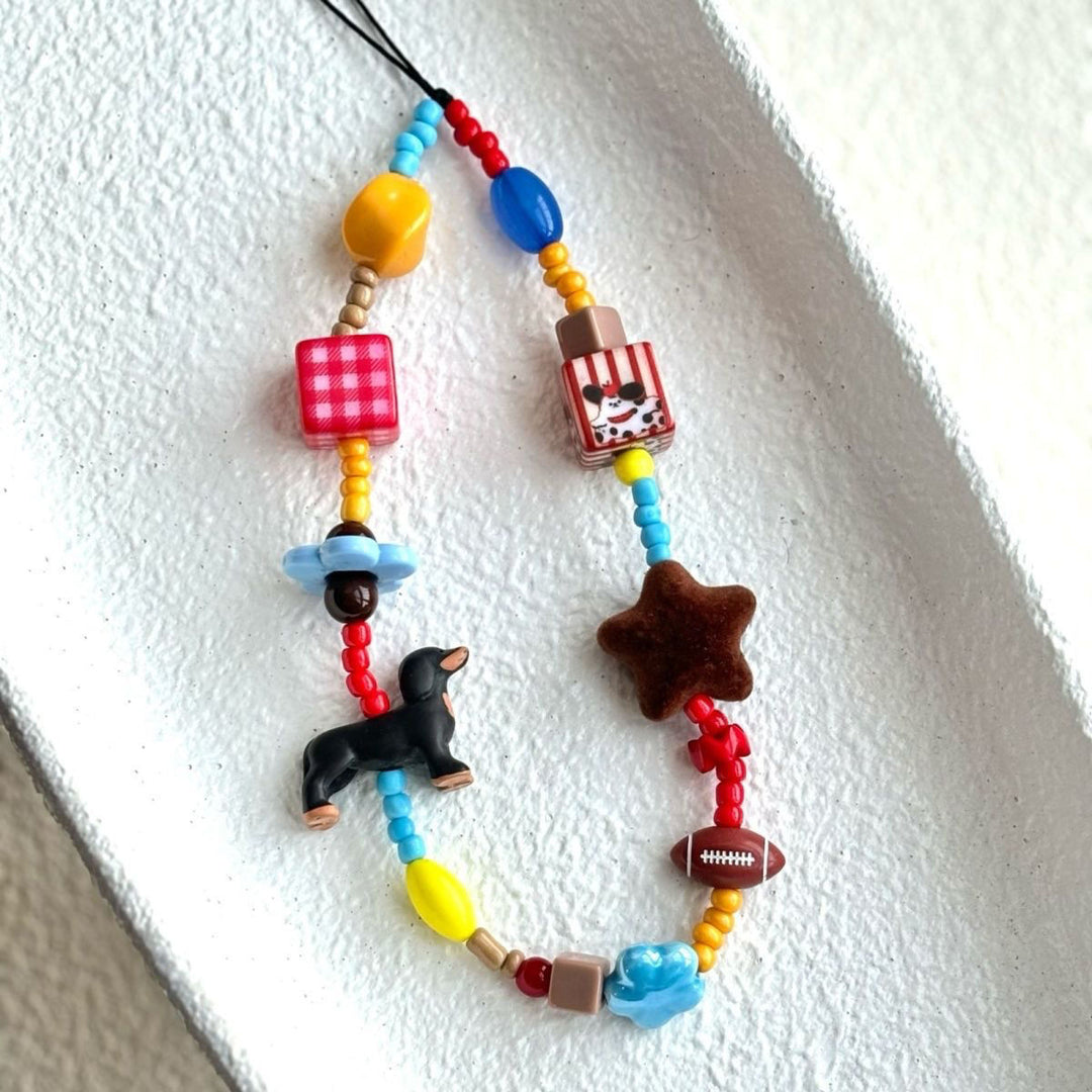 Playful Themed Beaded Necklace Kalsten