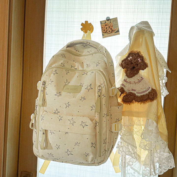 Stylish Star-Emblazoned Everyday Backpack Kalsten