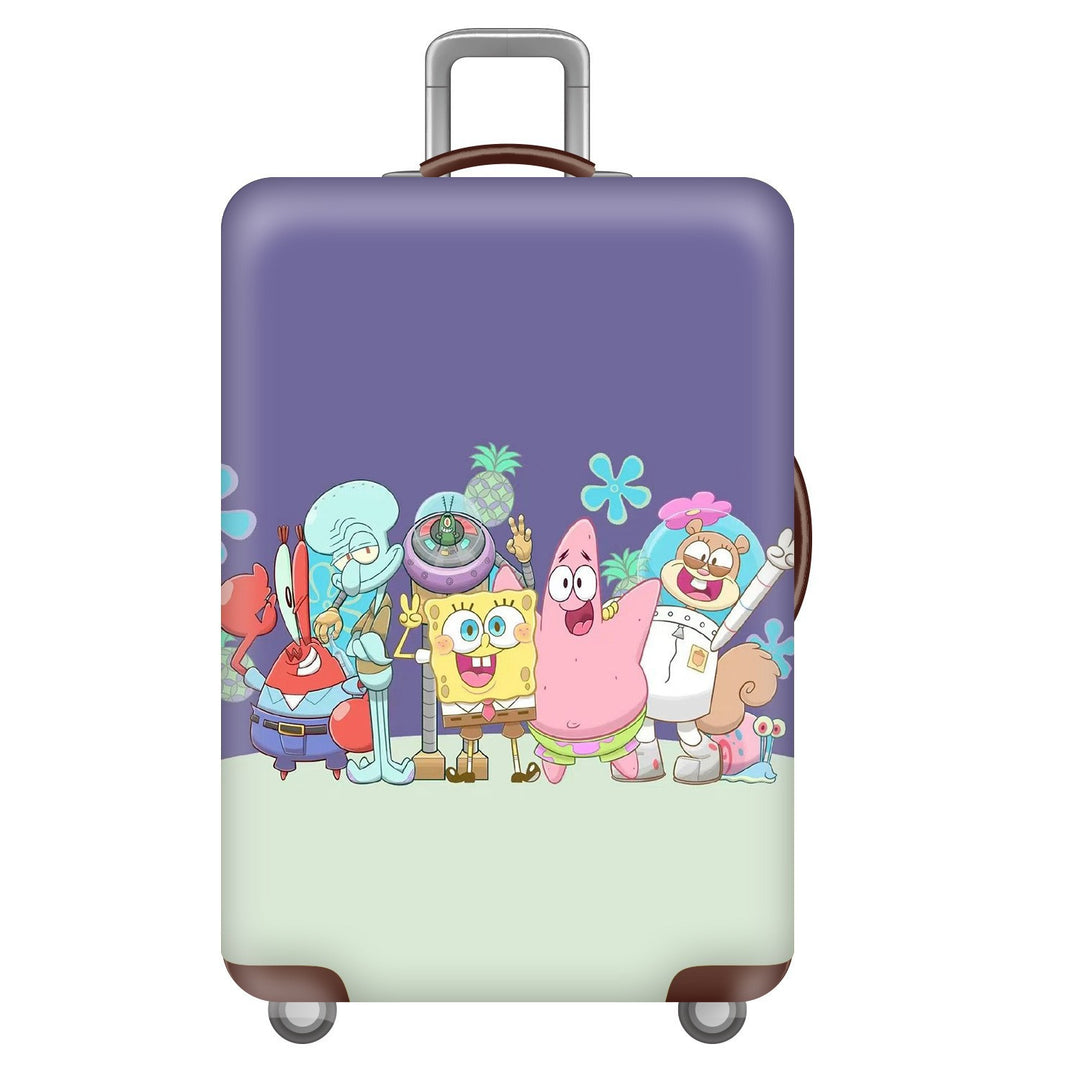 Unisex hard shell suitcase with colorful cartoon design Kalsten