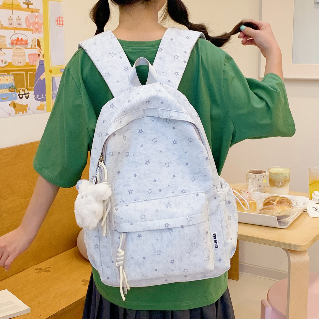Cute Star-Patterned School Backpack Kalsten