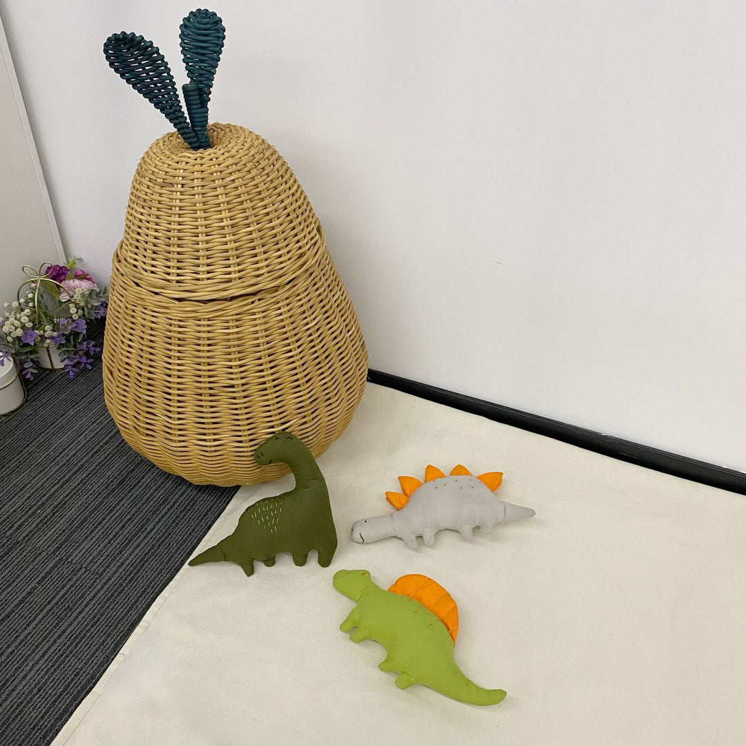 Handcrafted Organic Cotton Dinosaur Plush Toy