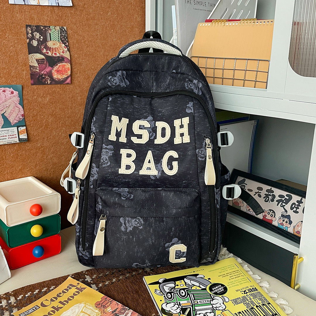 Stylish Embroidered Casual Backpack Kalsten 1791205709