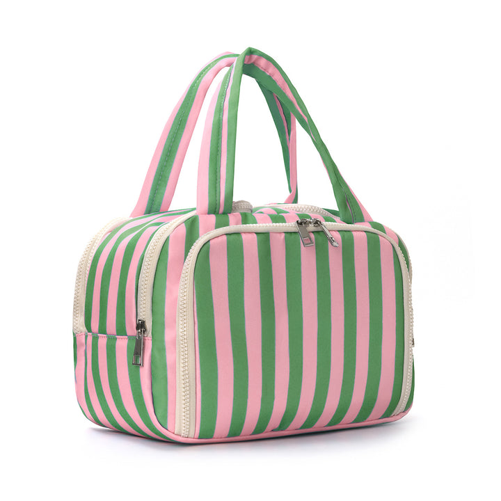 Cosmetic bag with stylish striped pattern Kalsten