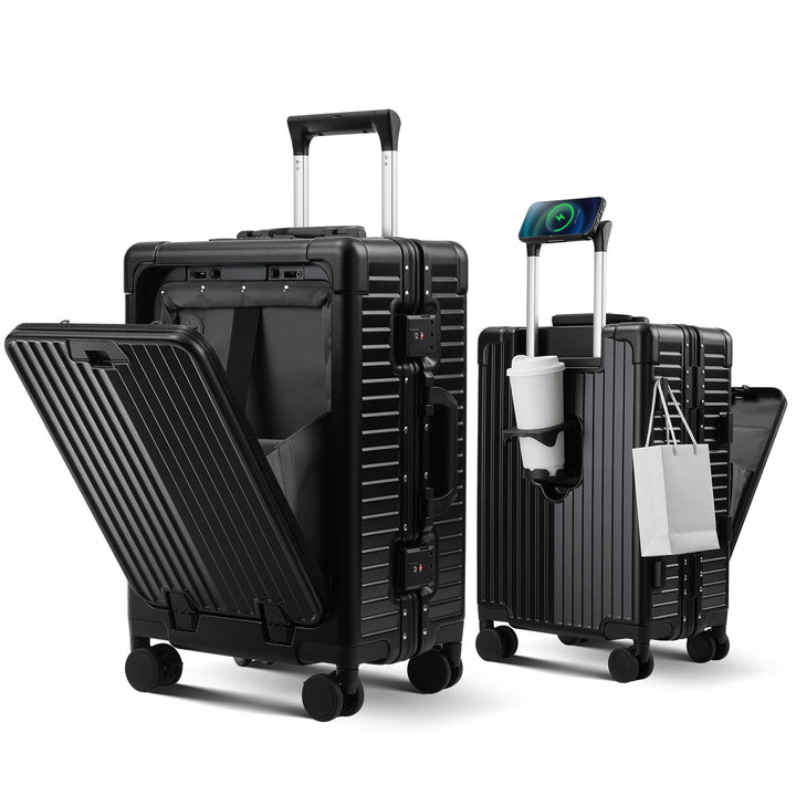 Unisex Smart Hard Shell Travel Suitcase Kalsten
