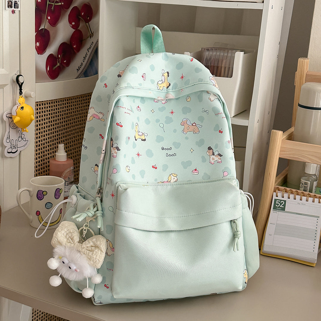 Cute Character Print Backpack Kalsten 1791205506