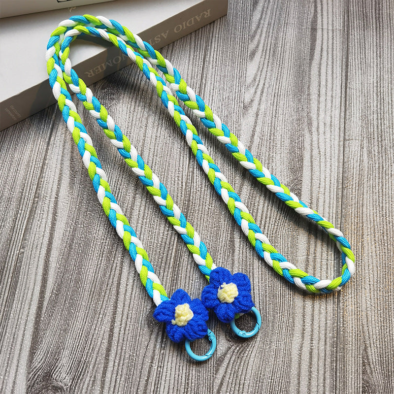 Woven Floral Pattern Utility Lanyard Kalsten