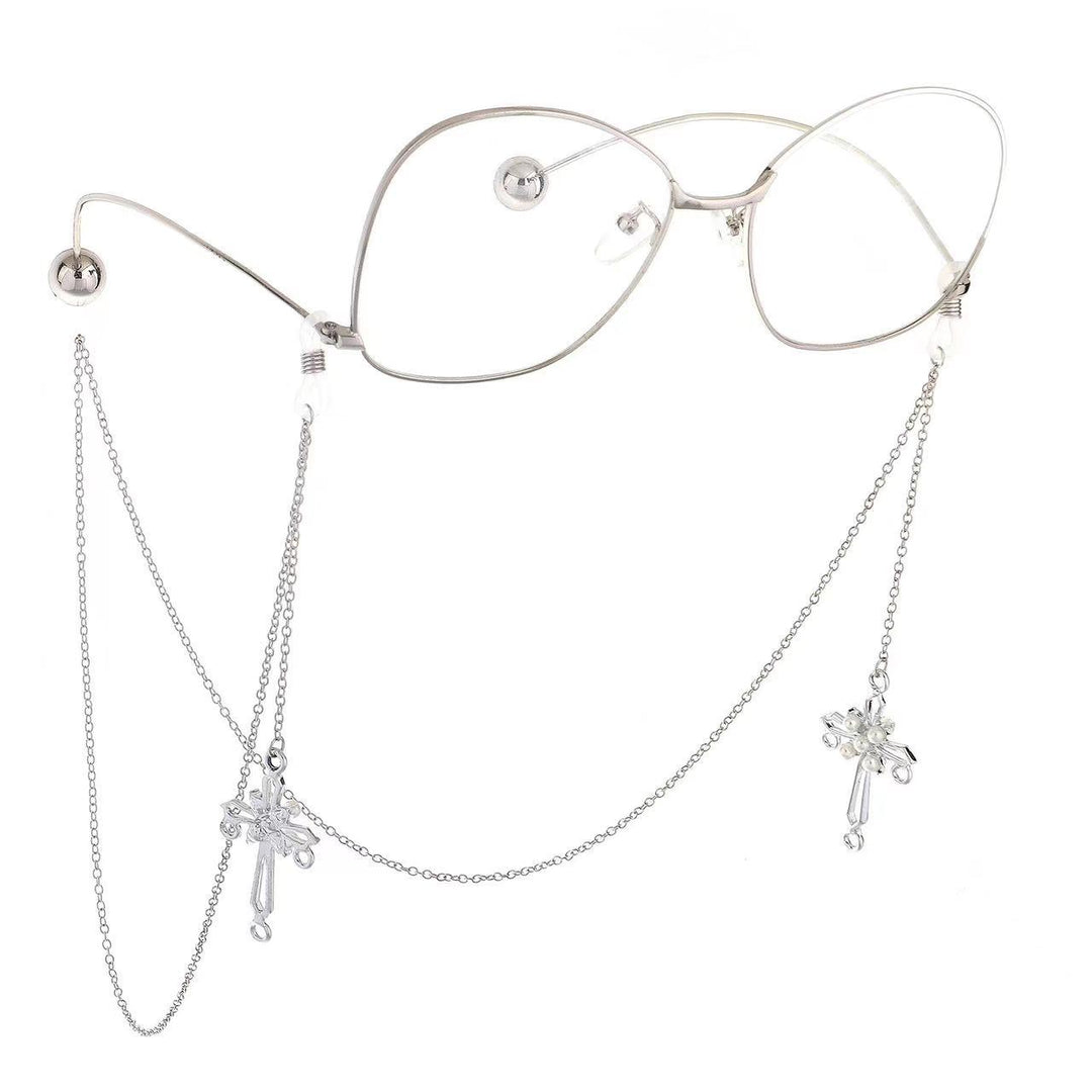Cross Pendant Chain Earrings Kalsten