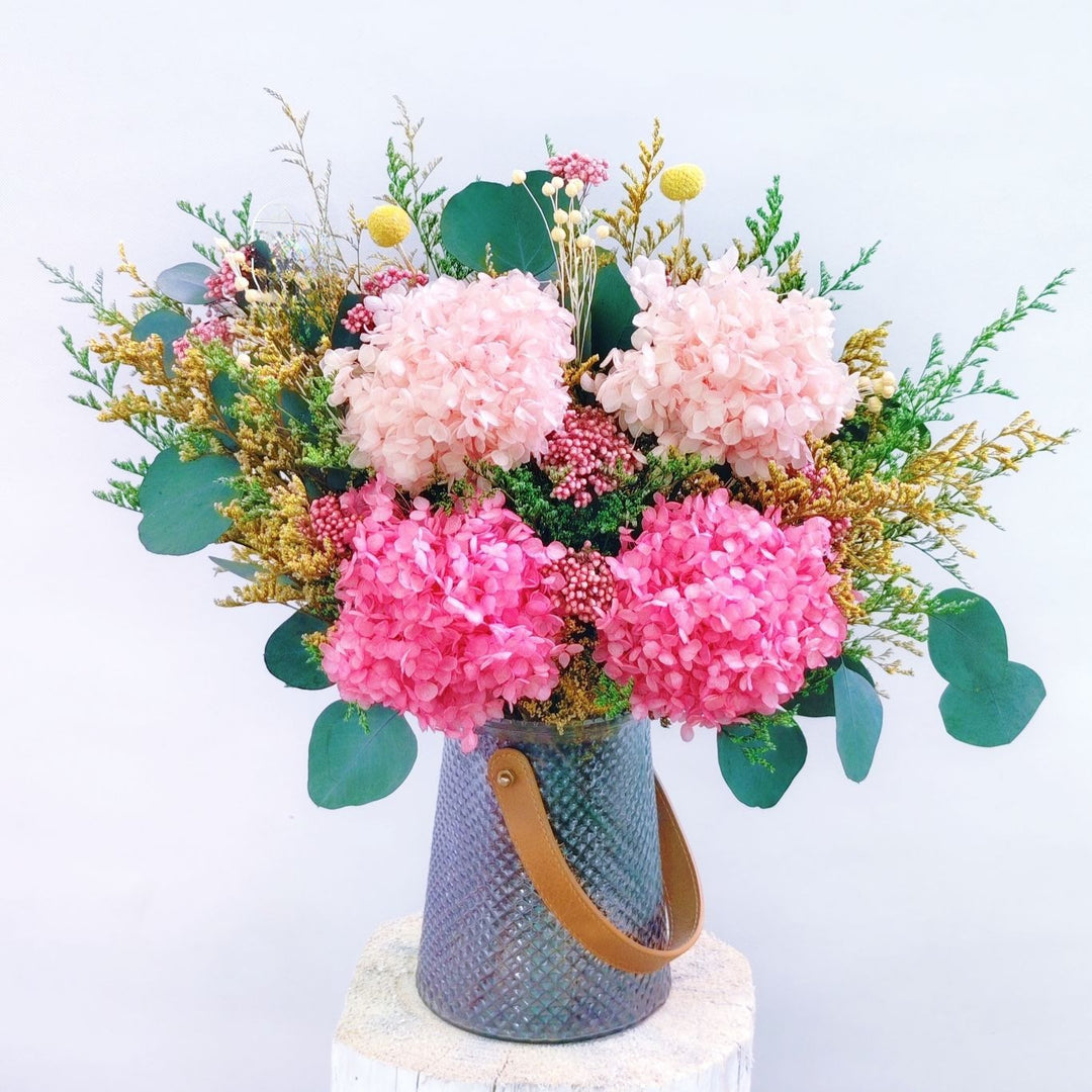 Vibrant Artificial Floral Bouquet with Decorative Accents
