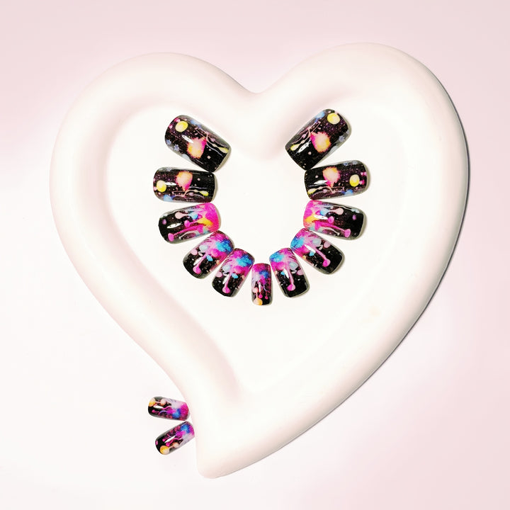 Artistic Splash Effect Nail Art Kalsten