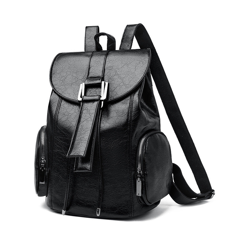 Retro Chic Vegan Leather Backpack Kalsten