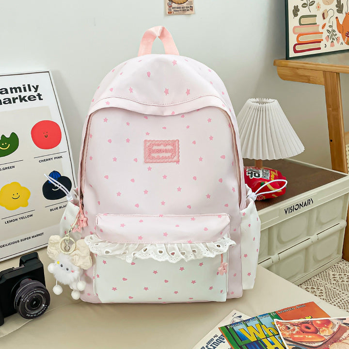 Playful Star-Patterned Backpack Kalsten