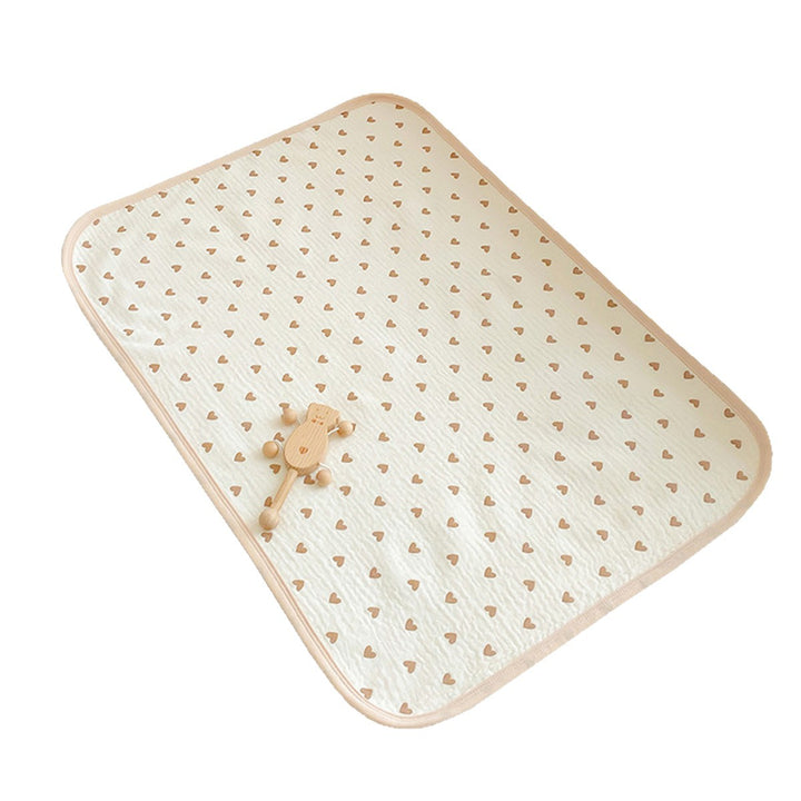 Soft Muslin Baby Blanket with Rainbow Print kalsten
