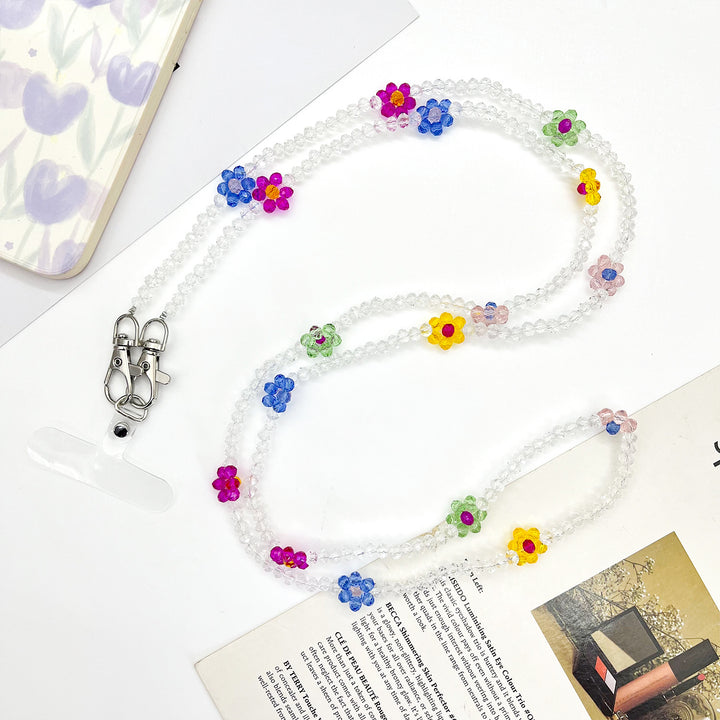 Beaded Eyewear Chain with Stylish Checker Design Kalsten
