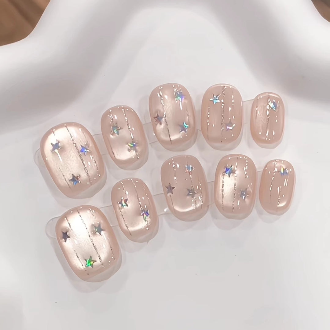 Starry Design Press-On Nails
