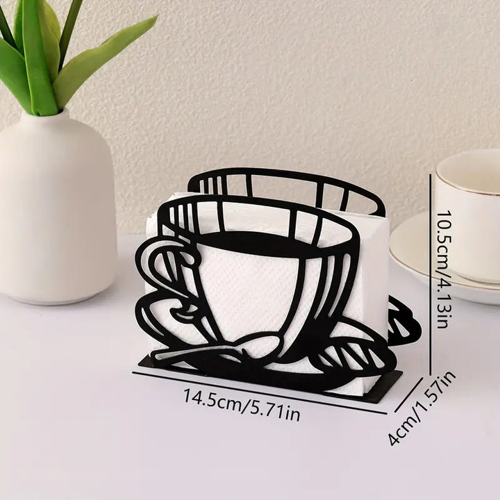Elegant napkin holder made of metal Kalsten