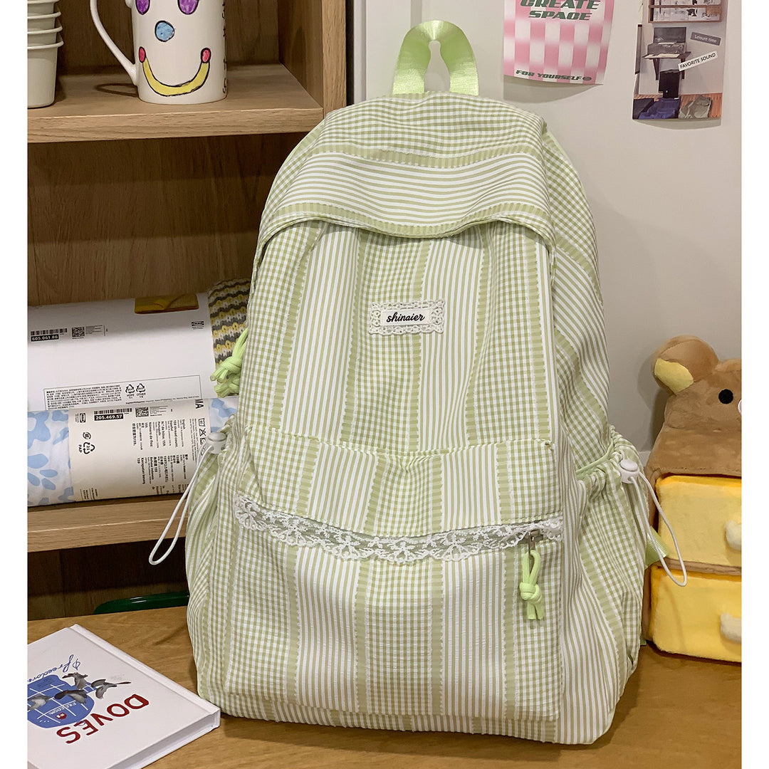 Cute Striped Backpack Kalsten