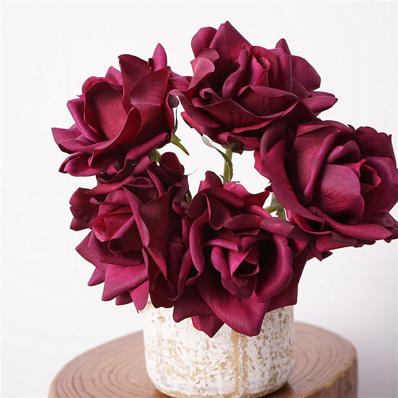 Oversized Realistic Foam Rose Single Stem Decorative Artificial Flower