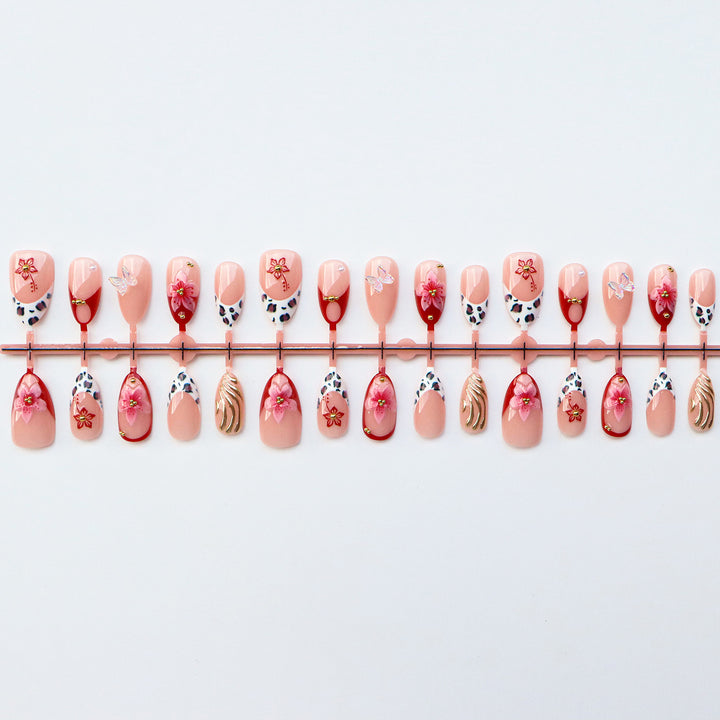Decorative Floral Nail Art Set