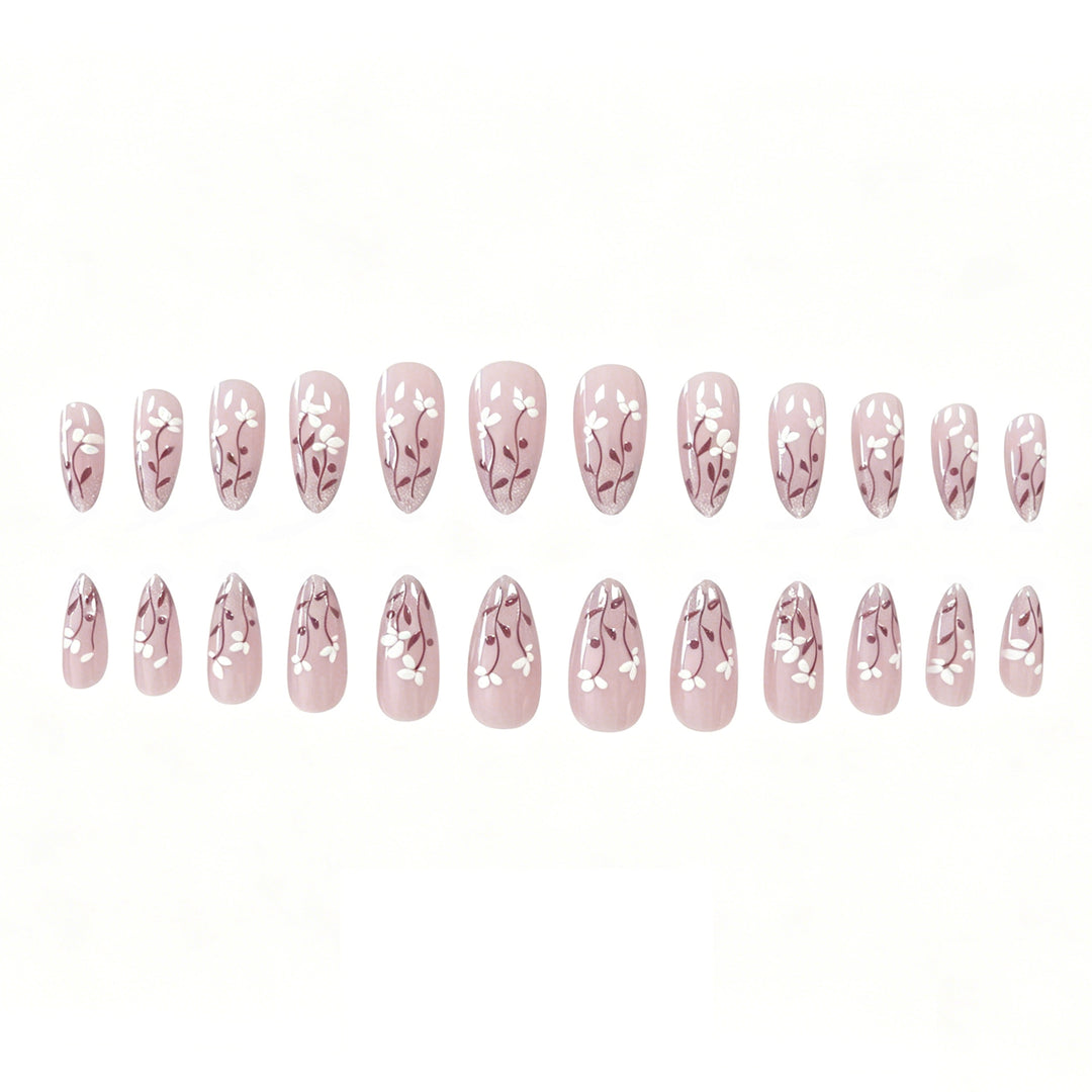 Floral Acrylic Nail Art Enhancements Kalsten 1789915831