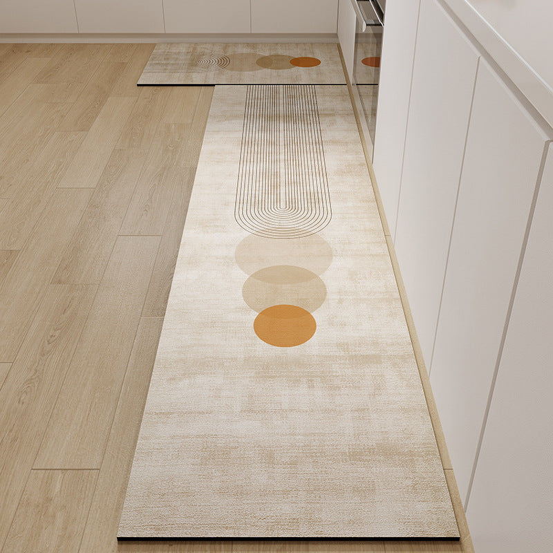 Geometric Patterned Kitchen Runner Mat