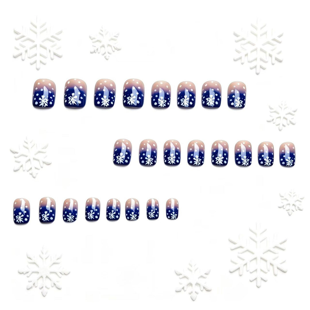 Seasonal Snowflake Nail Art Kalsten
