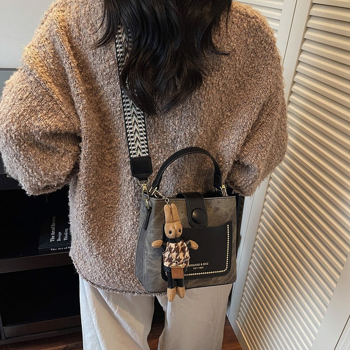 Chic Structured Mini Bucket Bag Kalsten