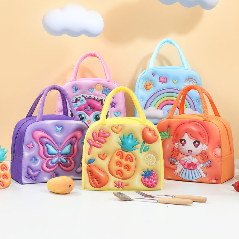 Cute Cartoon-Themed Lunch Tote