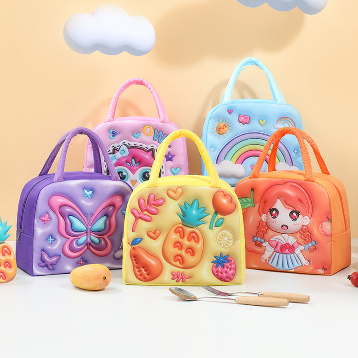 Cute Cartoon-Themed Lunch Tote