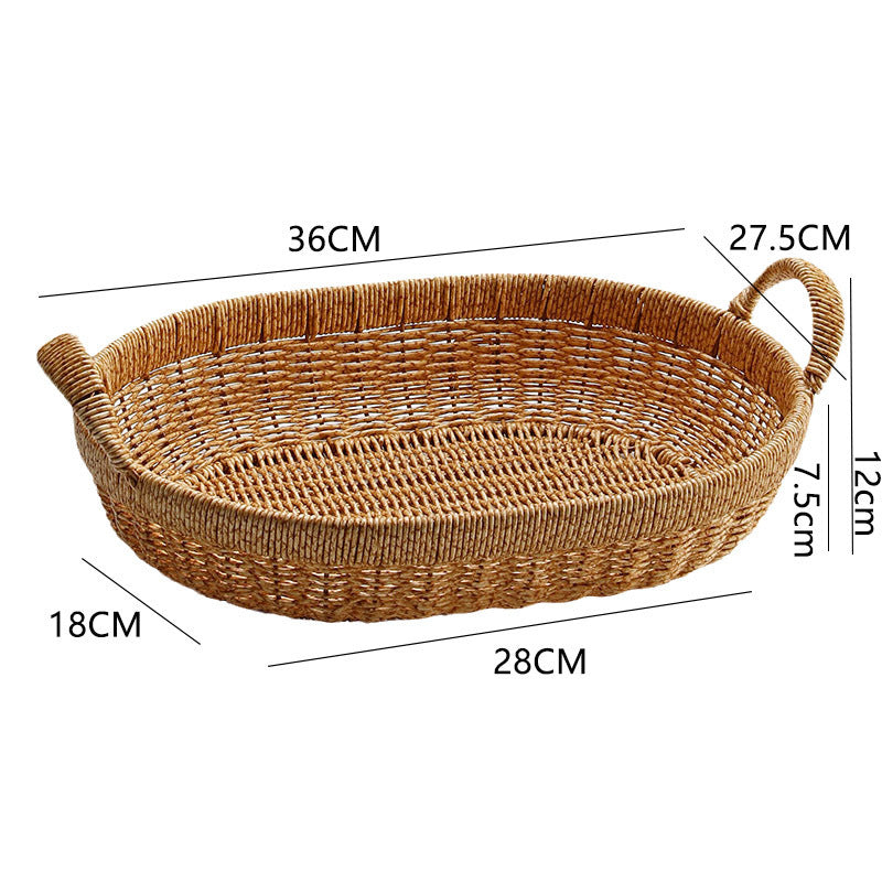 Handcrafted Decorative Woven Storage Basket Kalsten