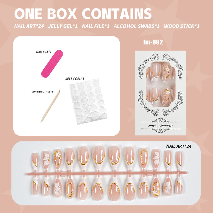 Premium Artistic Press-On Nail Set