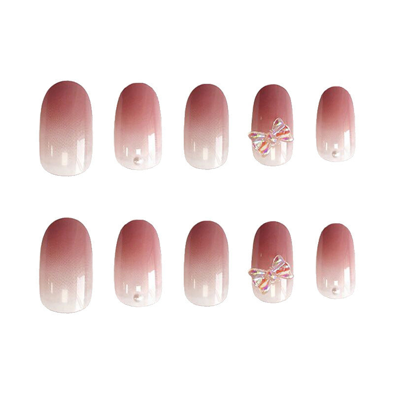 Elegant Butterfly Accent Nail Art